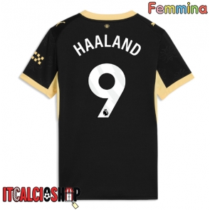 Manchester City Erling Haaland #9 Seconda Maglia Femmina 2026-27 Manica Corta